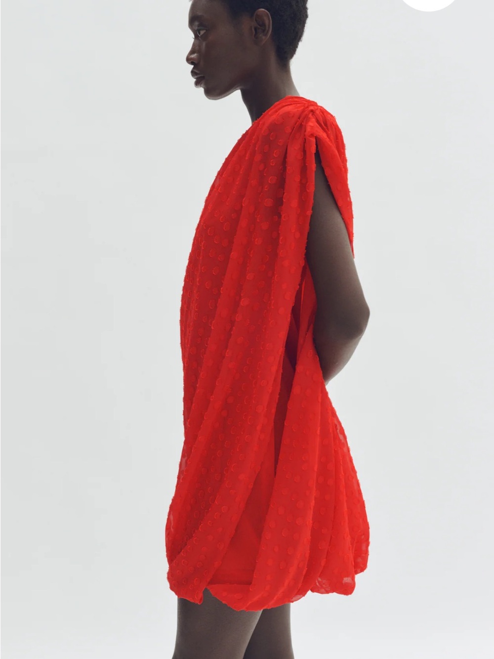 Stella McCartney x H&M Scarlet One-Shoulder Mini Dress - Picture 4 of 4